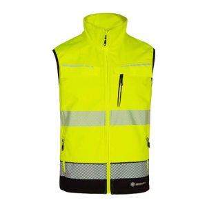 BEESWIFT BSDBWTTSYN DELTIC TWO-TONE HI-VIS YELLOW GILET