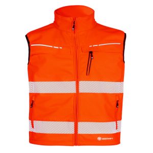 BEESWIFT BSD31OR DELTIC HI-VIS ORANGE GILET
