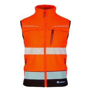 BEESWIFT BSDBWTTORBL DELTIC TWO-TONE HI-VIS ORANGE GILET